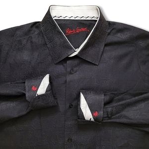 Men's Robert Graham Paisley Long Sleeve Button Up Shirt XL